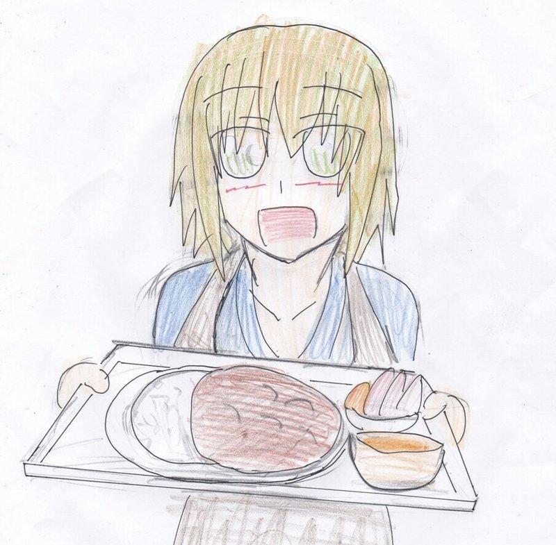 店でのカレーライス Fuku Jin Note