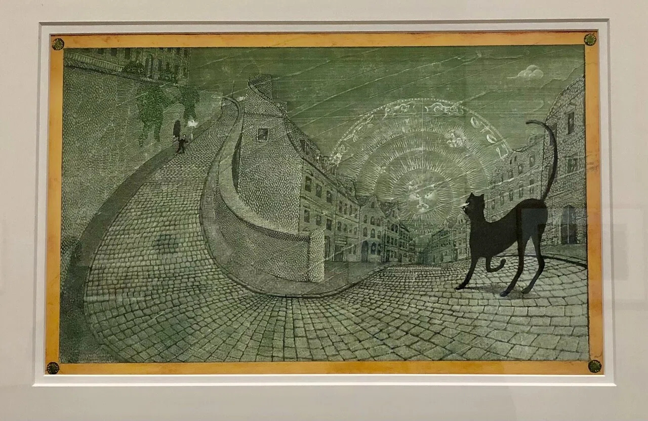 ピーター・シスの闇と夢」展へ翻訳家の田中亜希子さんと行ってきました