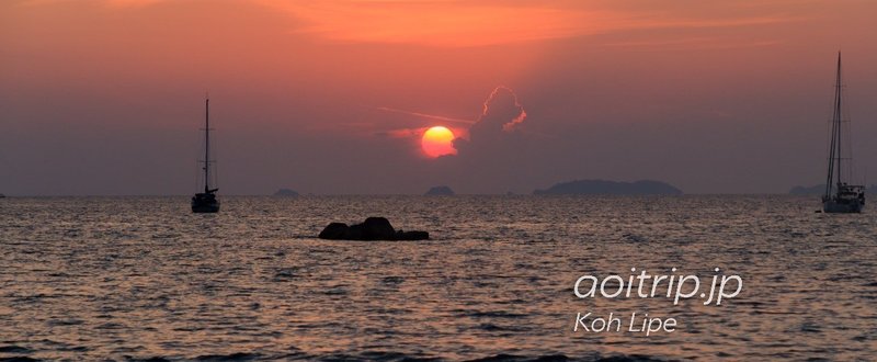リペ島の夕日（Koh Lipe, Thailand）