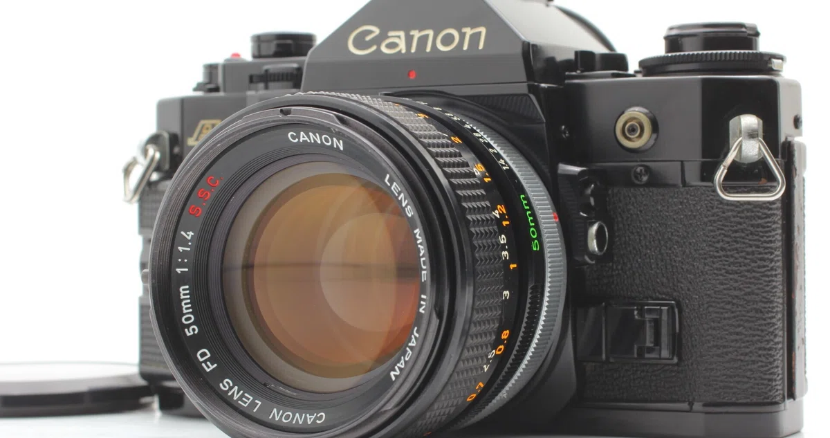 分解 清掃済 Canon New F-1 AEファインダー 露出 AEバッチリ（Canon A 