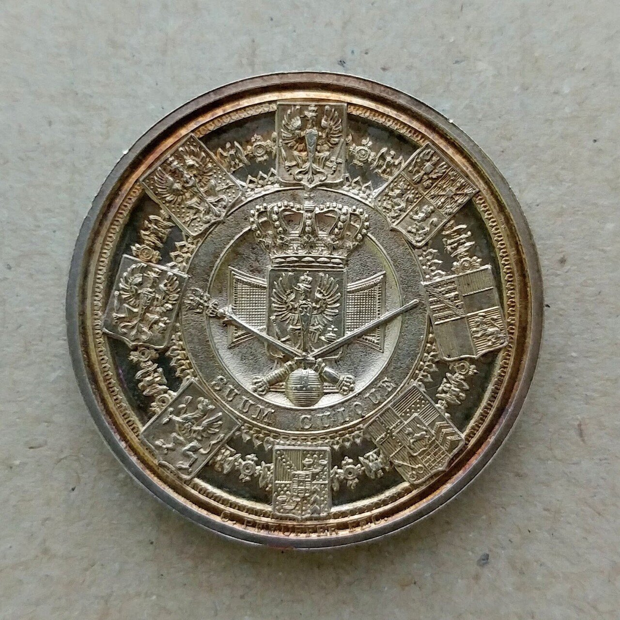 1860 ホビー プロイセン ドイツ 1ターラー 1860 A - 銀貨 .900 高品位