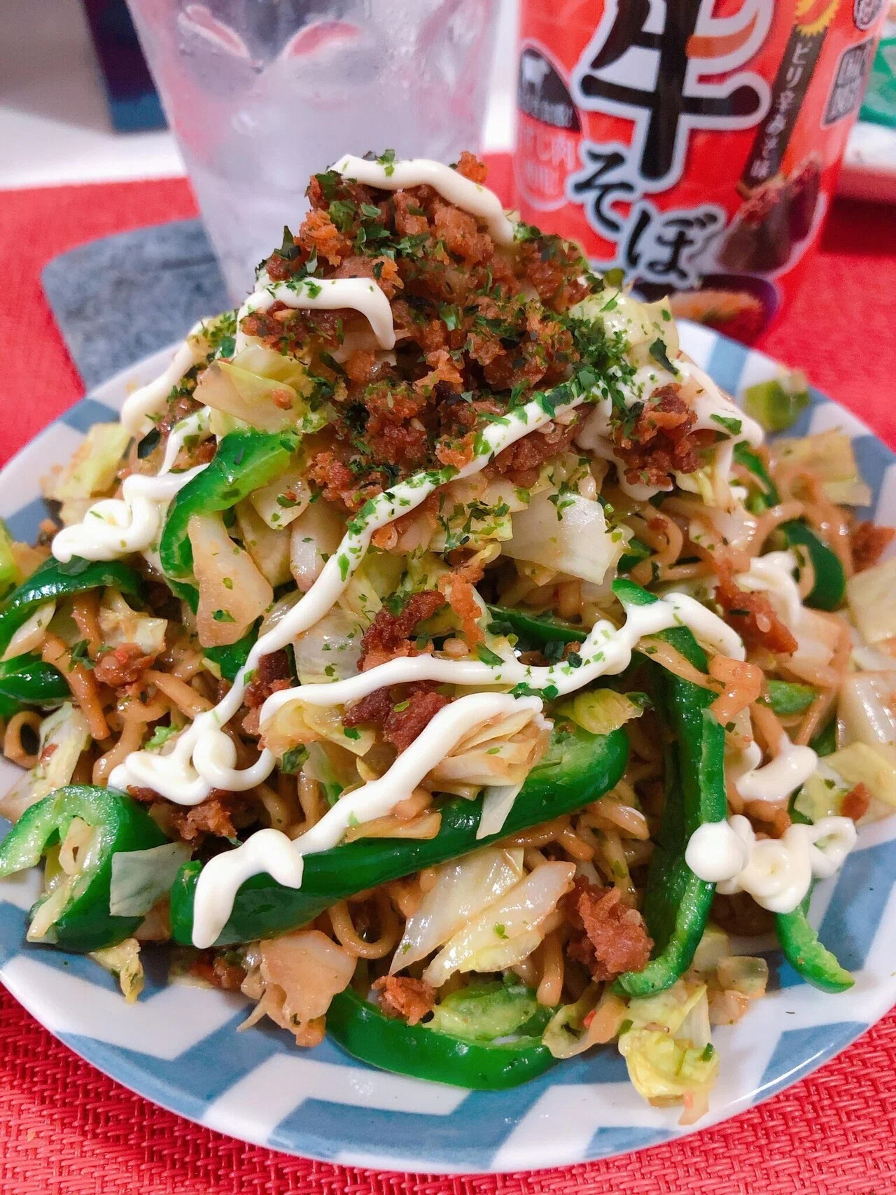 Last Night's Drink Snack] Super Lazy ☆ Chewy Yakisoba Without