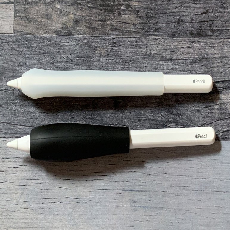ホワイト ボールペン ラバーグリップ Apple Pencilのグリップの話（2）｜おおつきべるの