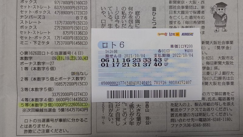 ウチの近所の宝くじ売場にもいつかきっと 小鉄 Note