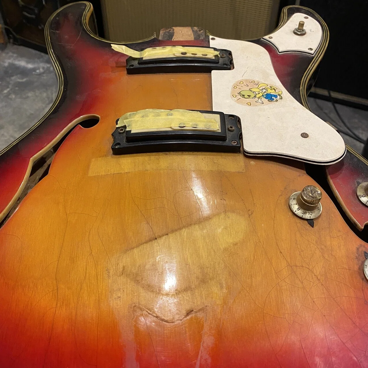 60'S LIBERTY ビザールギター Firstman/Liberty S2-C ビザールギター調整｜Bridge Guitars