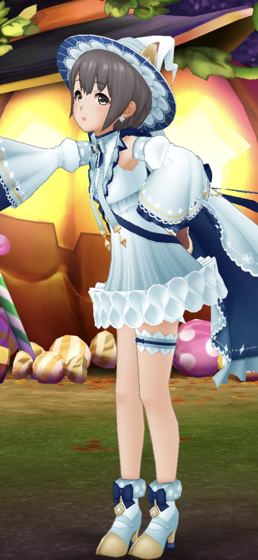 ミラクルキューティーハロウィンおとくらちゃんのバンビしっぽチラリズムです 基本マントで隠れてるけど 動くと時々チラリズムするのが最高にかわいいです 田沼団 たぬま まどか Note