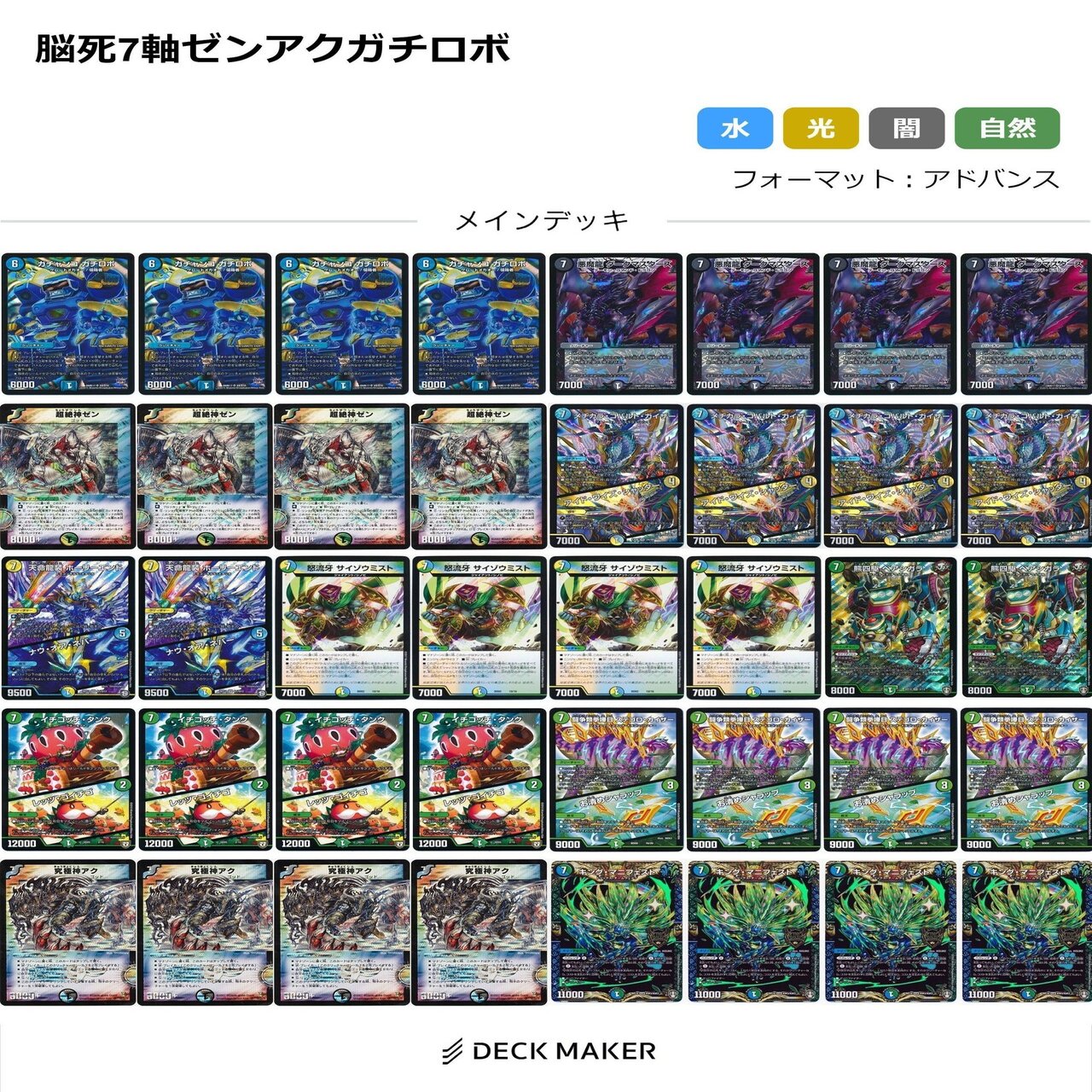 色々なゼンアクデッキのあれこれ｜OS