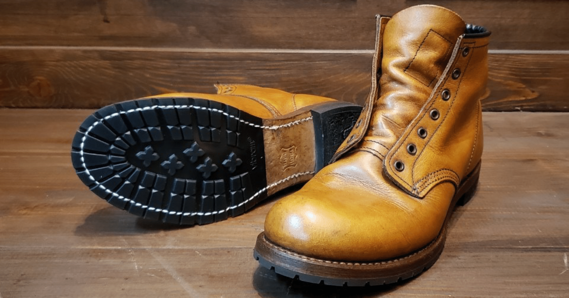 レッドウイング・ベックマン・ブーツのソール張り替え・靴修理は北海道