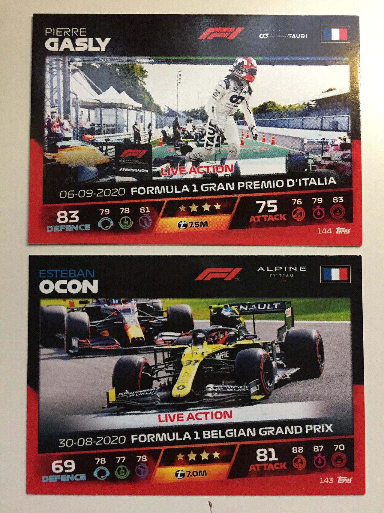 F1公式トレカ『Topps TURBO ATTAX 2021』レビュー～遊び方とか
