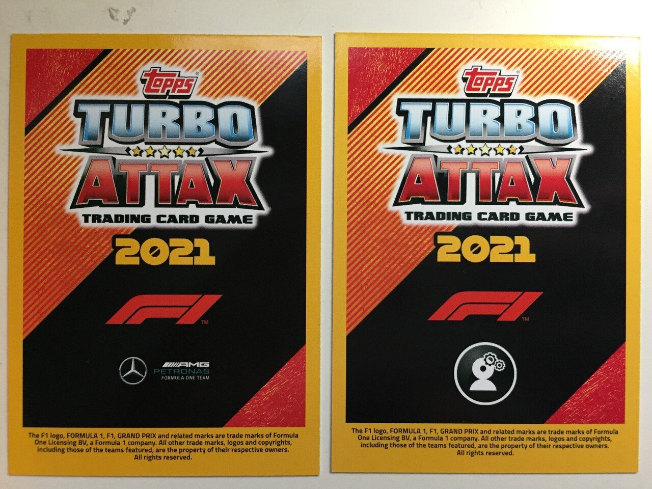 F1公式トレカ『Topps TURBO ATTAX 2021』レビュー～遊び方とか感想とか｜水生｜note