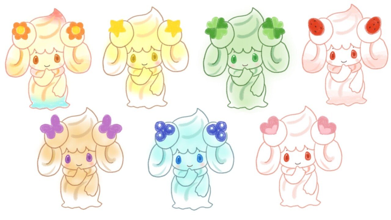 超かんたん マホイップの描き方 ぬりえ配布中 カノカ Note