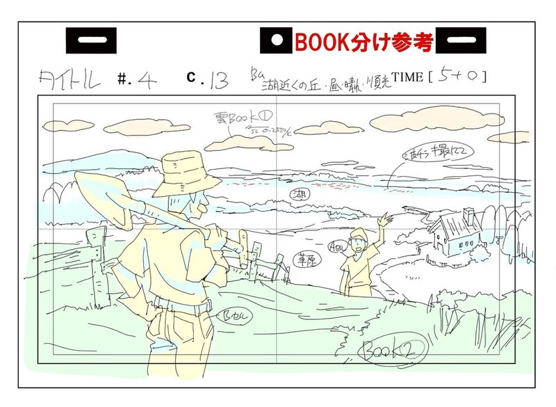 レイアウト 背景原図２ 益山亮司 商業アニメ演出 Note