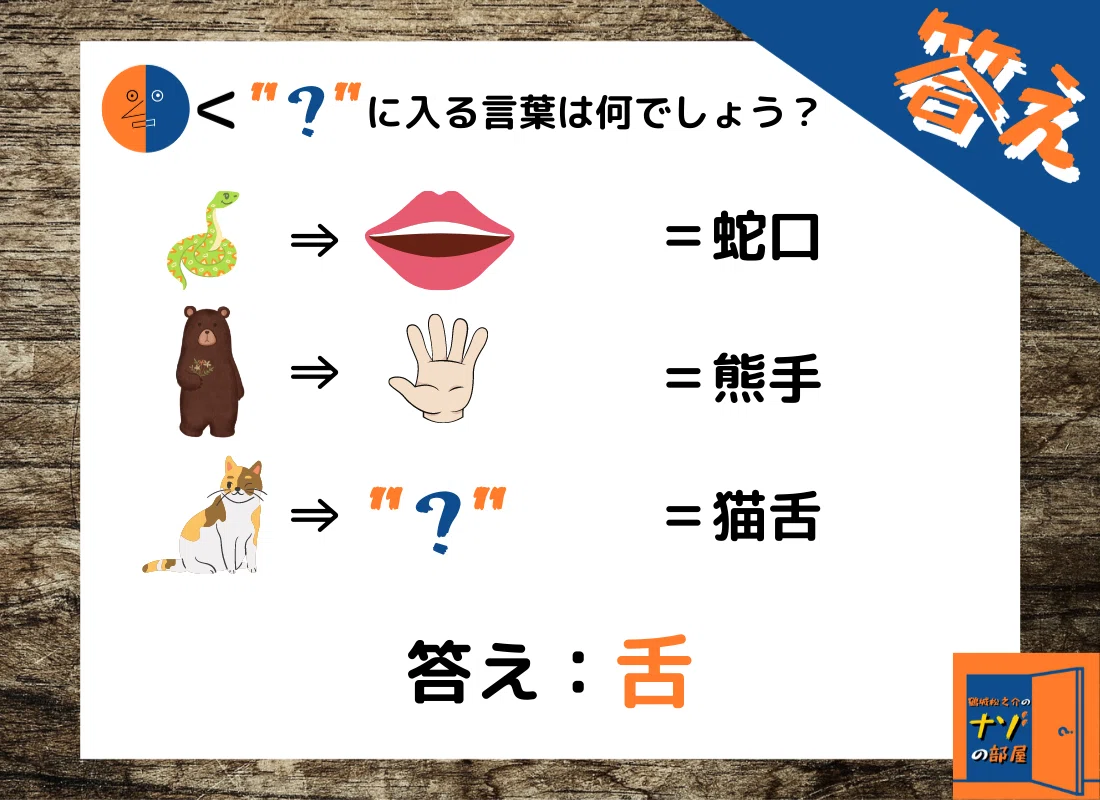 答え