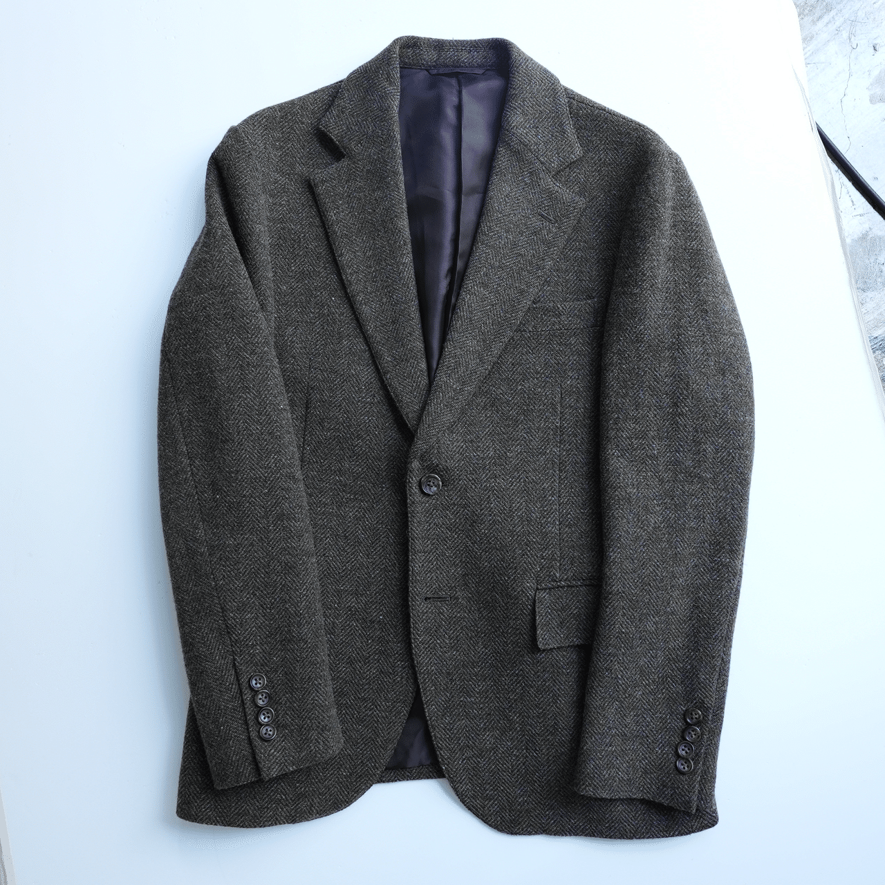 限定数のみ! foufou ウールヘリンボーンジャケット「アニー