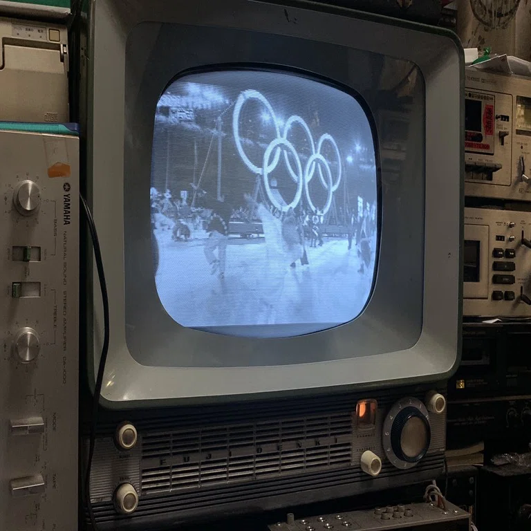 真空管テレビ、映ります！