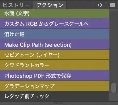 PHOTOSHOP/自動化して効率アップ！！レタッチ前準備のアクションの 