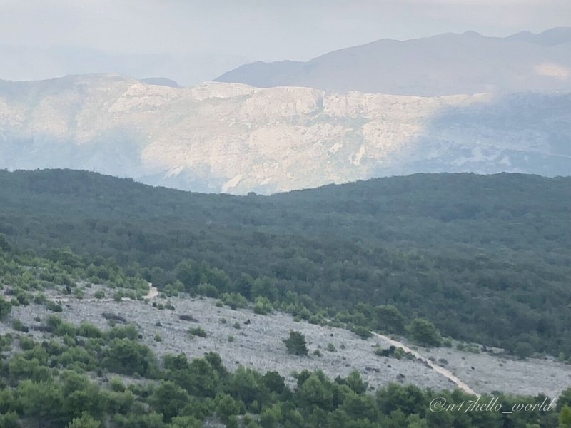 スルジ山から見えるボスニアヘルツェゴビナ
