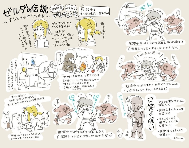 ゼルダの伝説botwぽんこつプレイ日記その１ のくらじれ Note