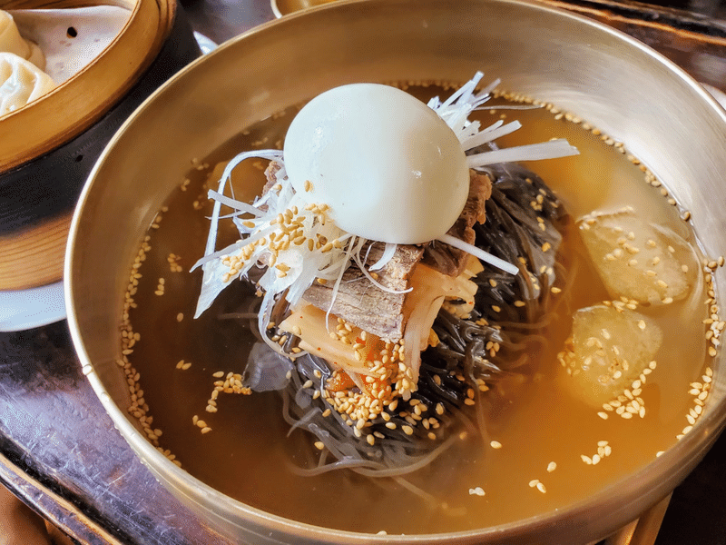古宮道 内装 メニュー 冷麺