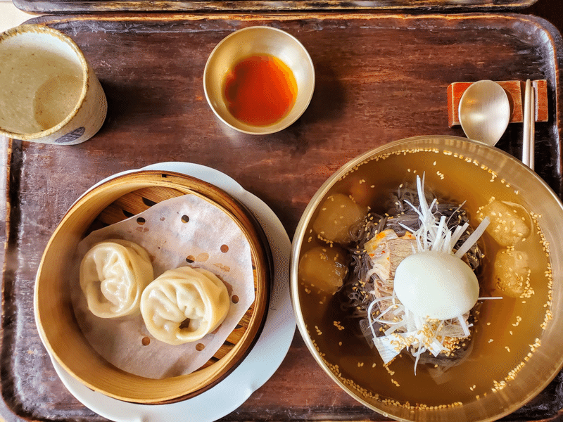 古宮道 内装 メニュー 冷麺