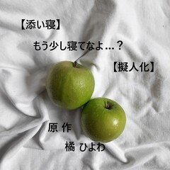 【添い寝】もう少し寝てなよ…?【擬人化】