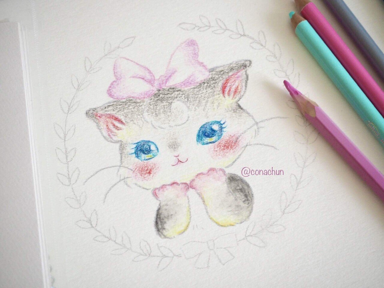 ちょこっとイラストメイキング こなちゅん Conachun Note