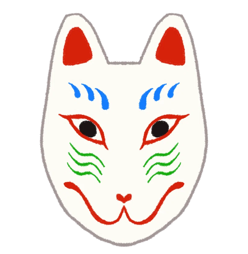 お面の無料素材 二次創作もok 怪奇商店 Note