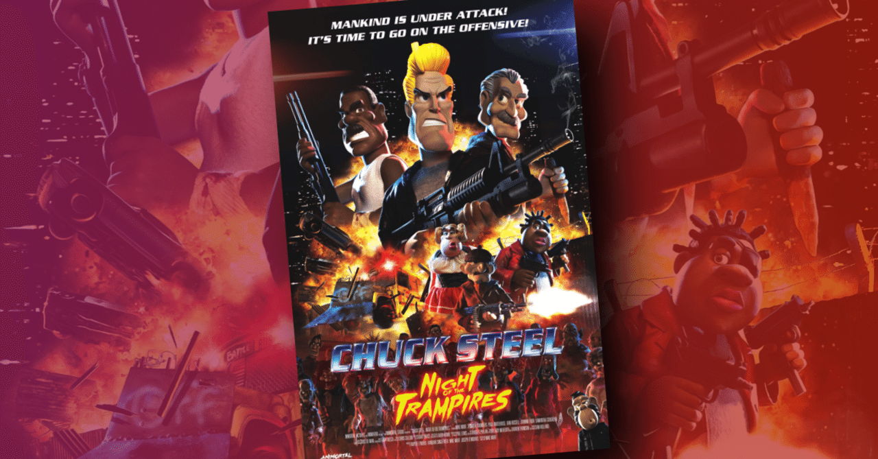 80年代のアクション映画をストップモーションアニメーションで描く Chucksteel Night Of The Trampires とは ネジムラ アニメ映画ライター Note