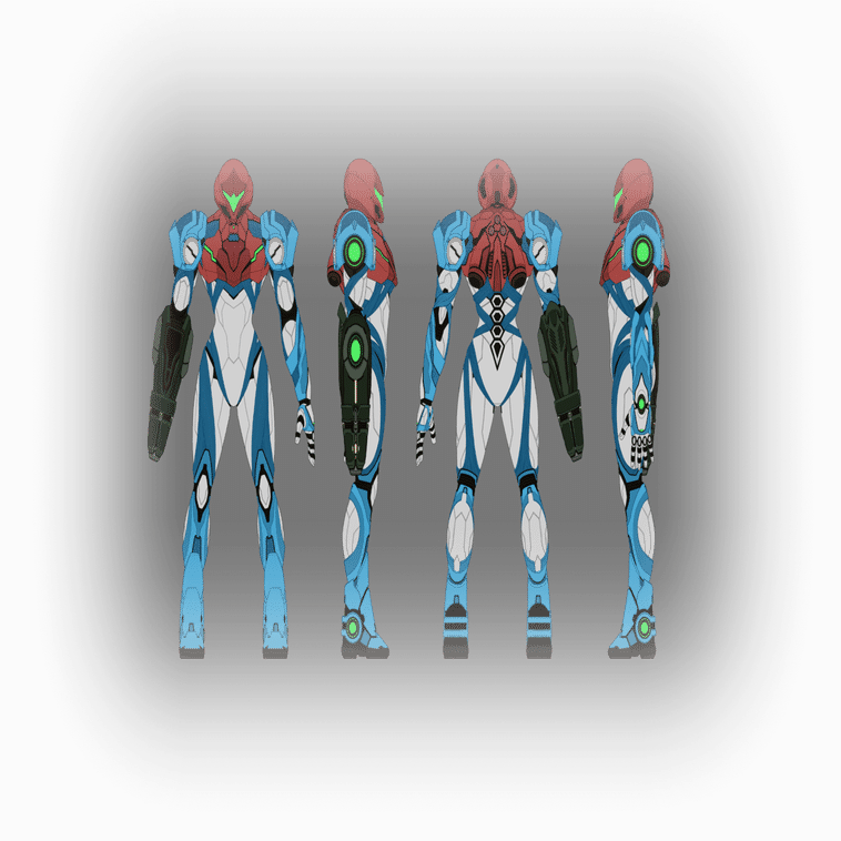 メトロイドドレッドレビュー キャラクターデザイン 柳祐輔 Note