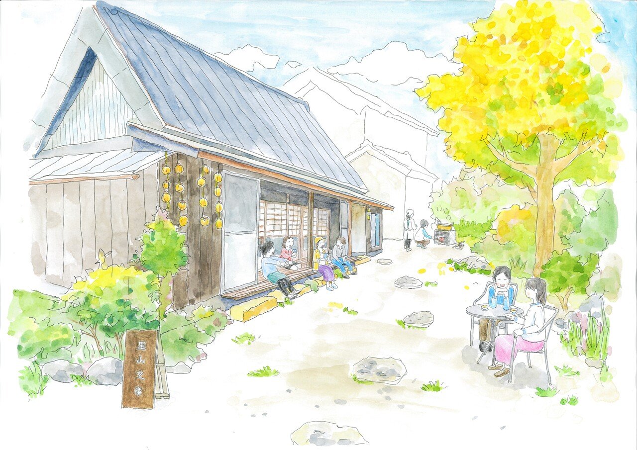 里山文庫のご案内イラストができました 里山文庫 泊まれる薬膳教室 奈良 Note 里山文庫のご案内イラストができました 里山文庫 泊まれる薬膳教室 奈良 Note