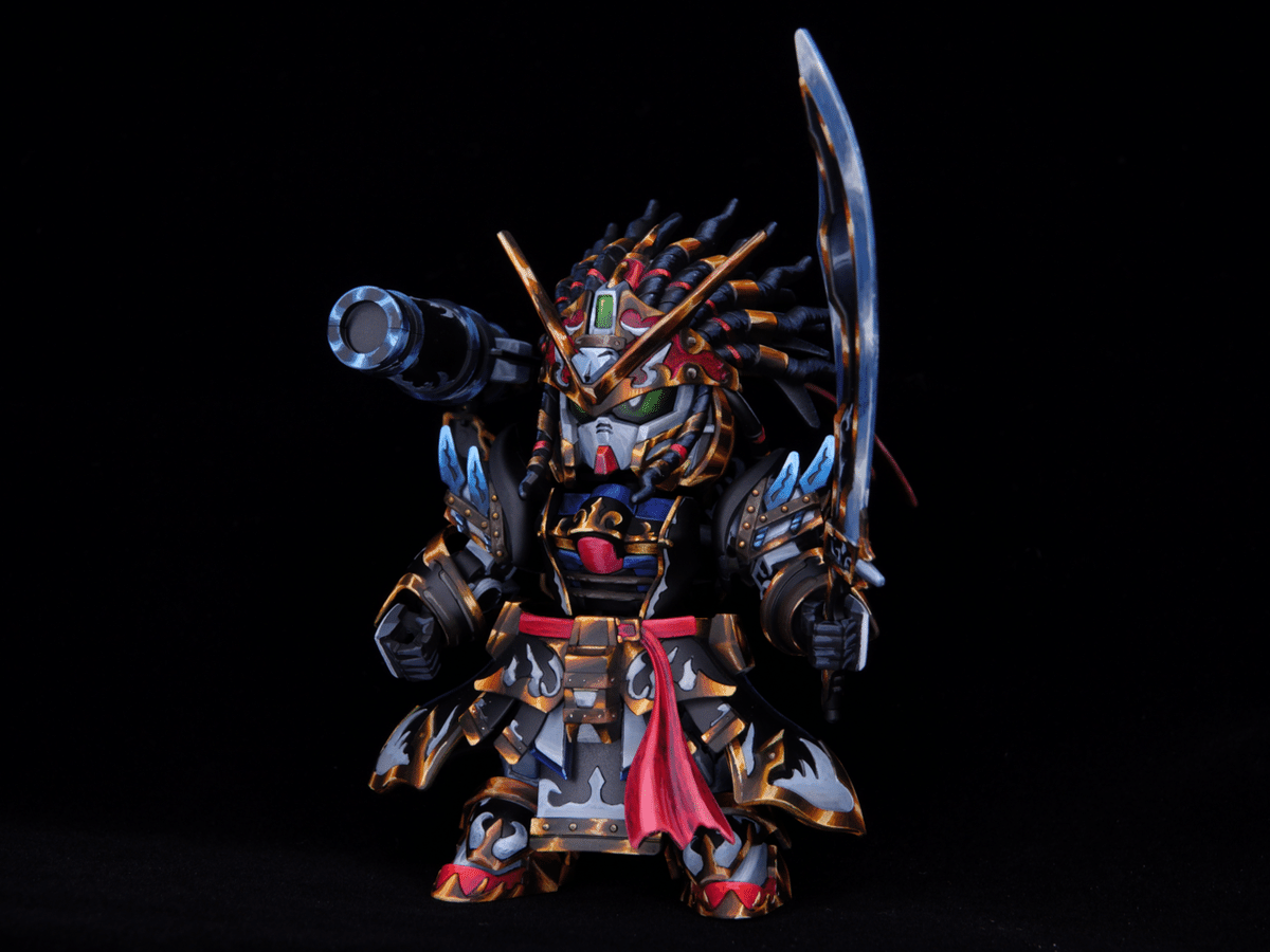ウォーハンマー ちっさ サベッジオルク＆ビッグボス（一部塗装済）
