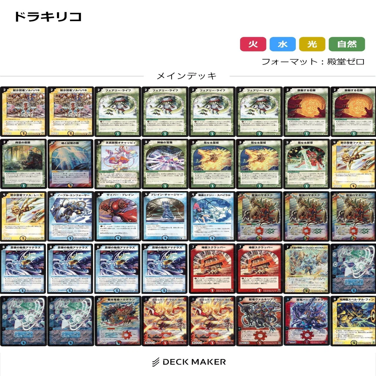 デュエマ デッキ 「ボルバルキリコ」あのエンペラーキリコが帰ってくる