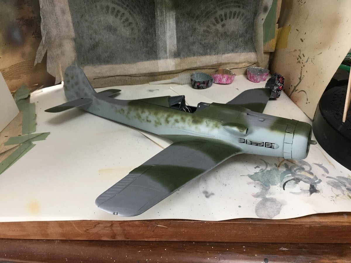 フォッケウルフ制作途中 往年のフォッケウルフFw190 D-9完成｜HowBank MASA
