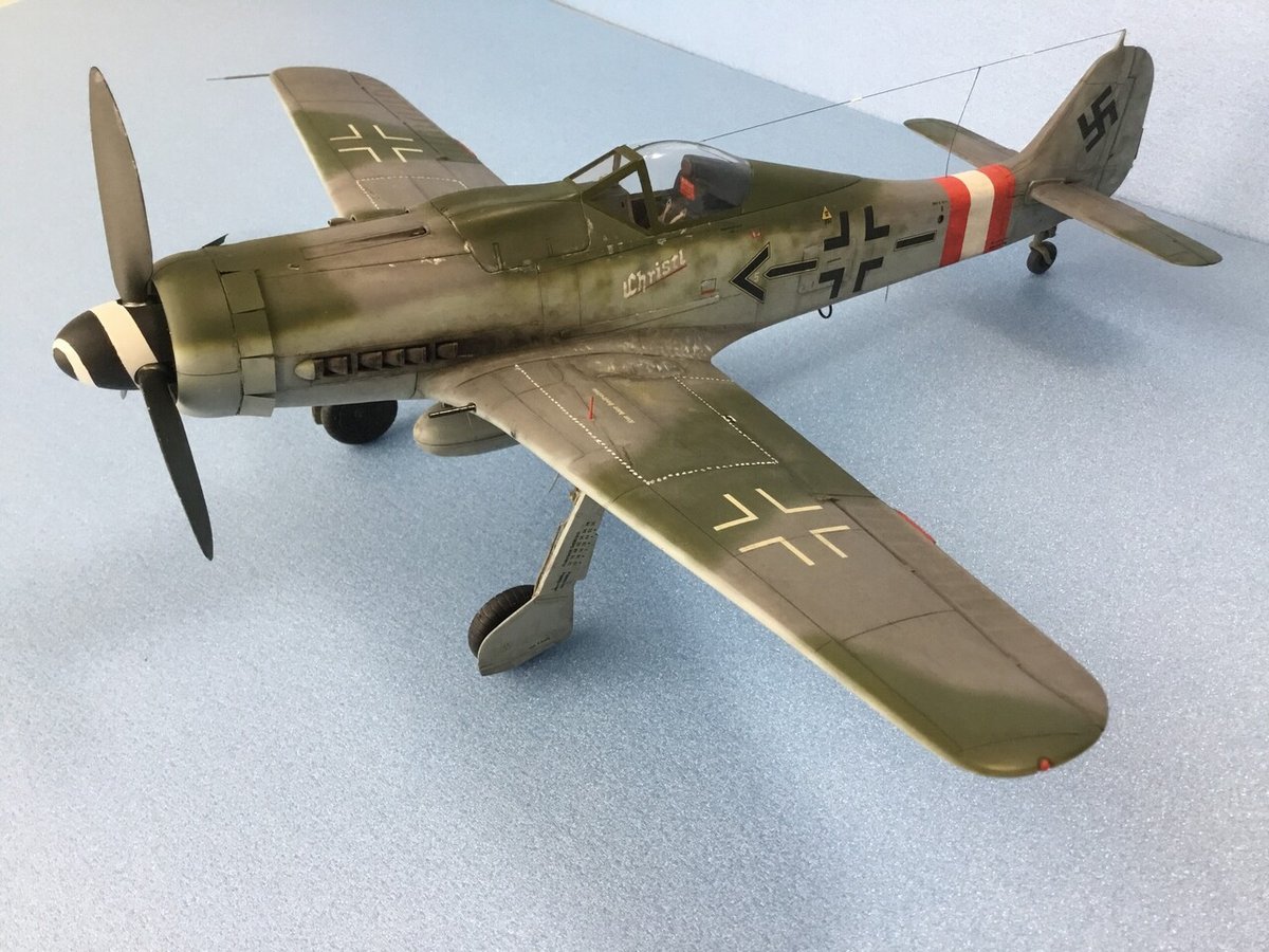 フォッケウルフ制作途中 往年のフォッケウルフFw190 D-9完成｜HowBank MASA