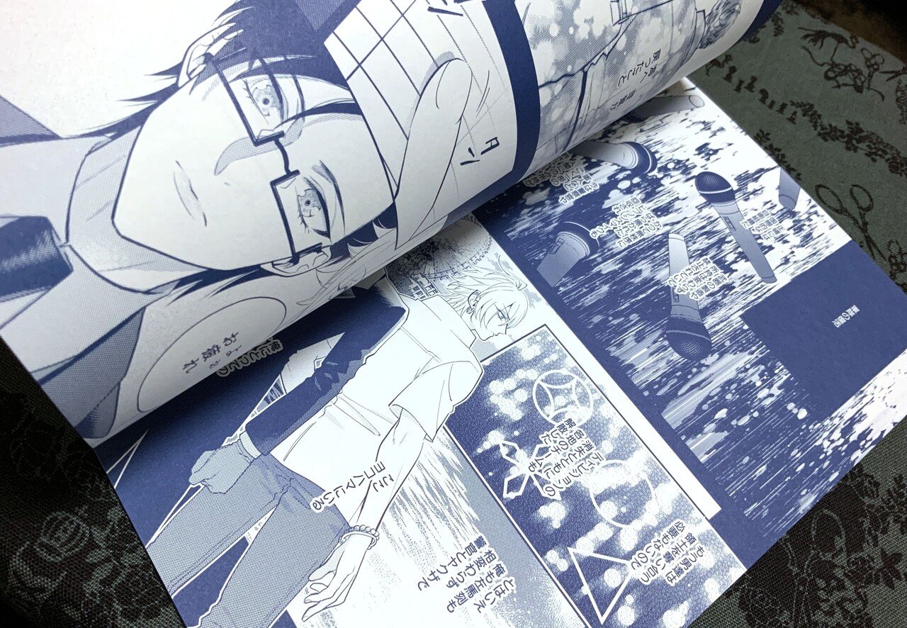 装丁覚書・表1カット製本+特殊遊び紙+箔押し+ミランダスノー