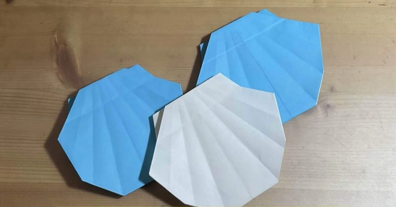 折り紙で貝殻を折ってみよう Origami Shell Folding ともすぅ折り紙 Note 折り紙で貝殻を折ってみよう Origami Shell Folding ともすぅ折り紙 Note