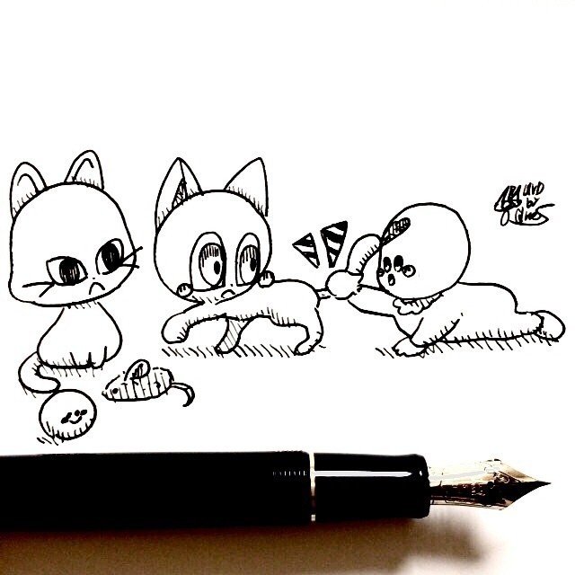 絵本 ベビねこ22 Vs風船 ぐるう 1万6千人noteﾌｫﾛﾜｰ 累計170万pvマンガ家 Note