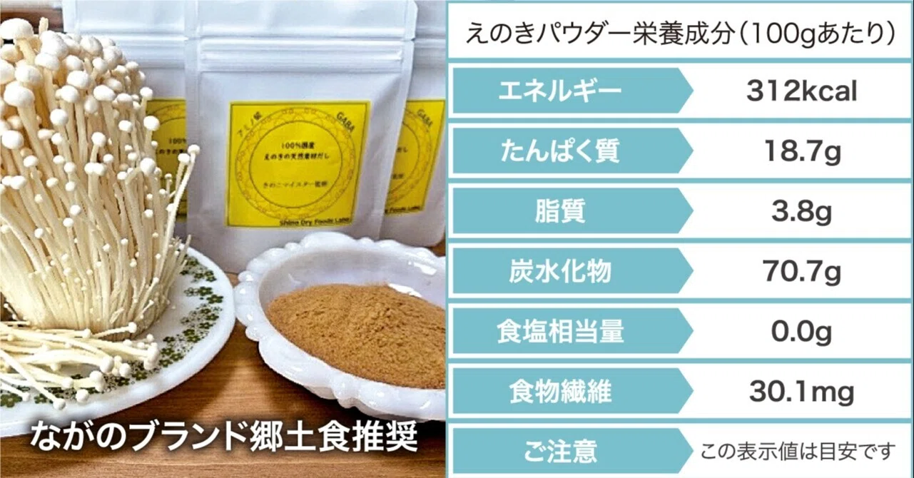 国産 長野県産 100 そのまま使える えのきパウダー きのこは旨みの塊 加えるだけで旨みがup ナガノきのこ大祭21 Note 国産 長野県産 100 そのまま使える えのきパウダー きのこは旨みの塊 加えるだけで旨みがup ナガノきのこ大祭21 Note