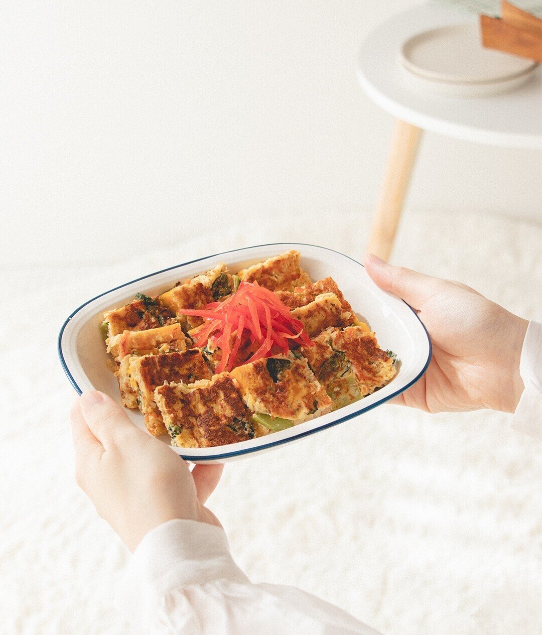 フライパンひとつでok 卵と野菜のチヂミ 月額限定 手作り犬ごはんレシピ いちかわあやこ 犬ごはん先生 Note