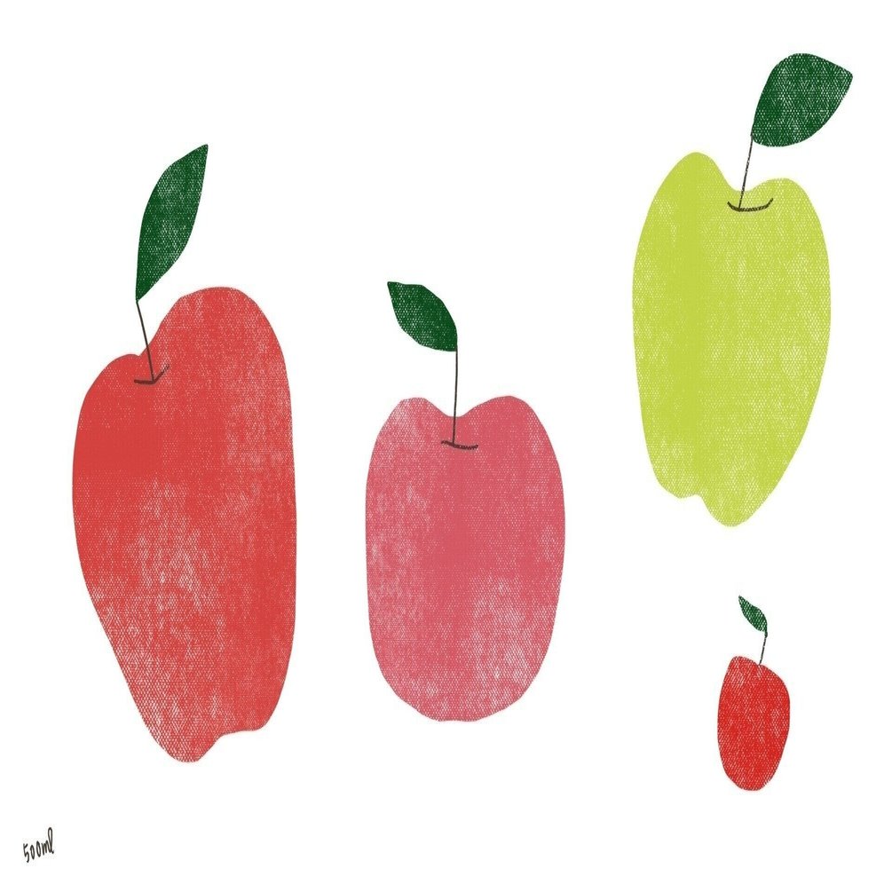 青いりんごであれ｜百日草