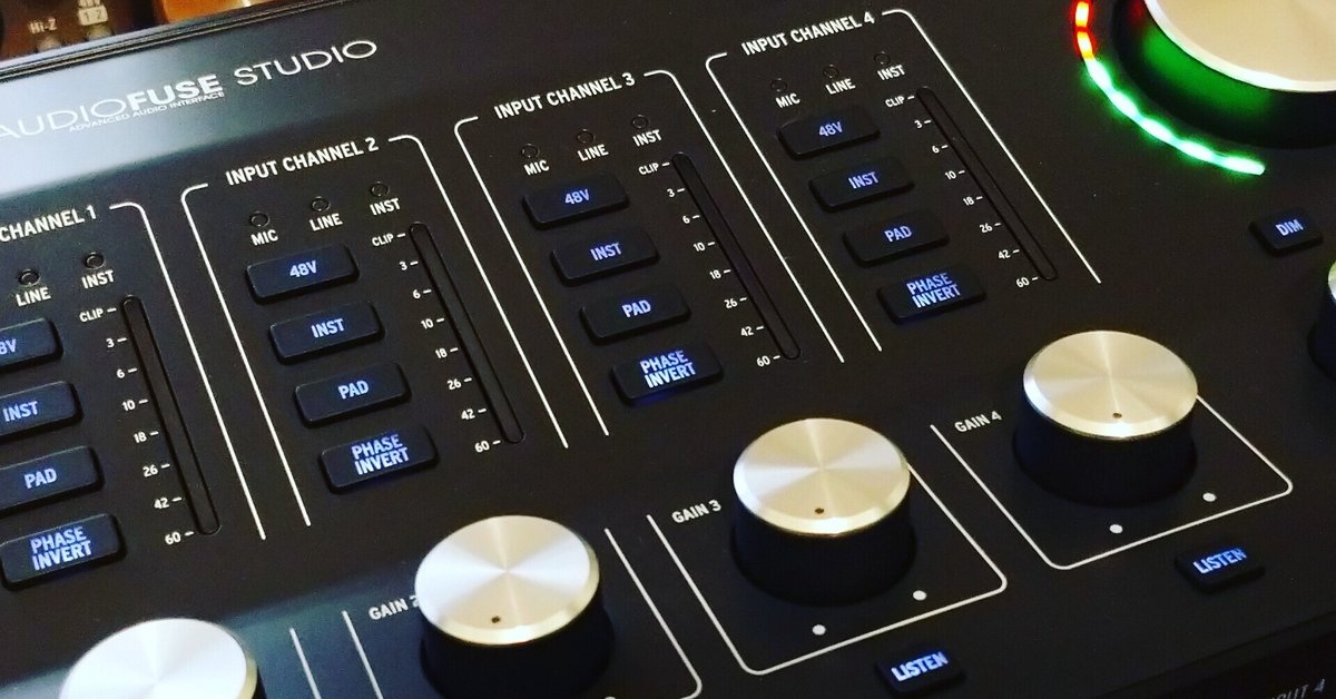 Arturia AudioFuse Studio』のレビュー（オーディオインターフェイス  