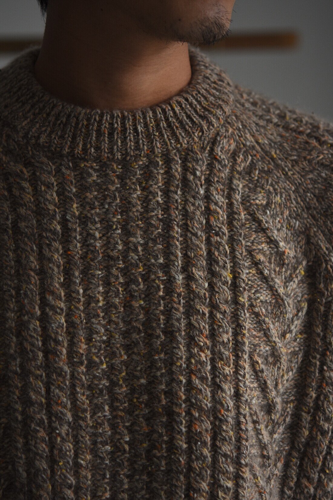 ふるさと納税 HERILL Cashmere Nep Alan Crew Knit。 ニット/セーター