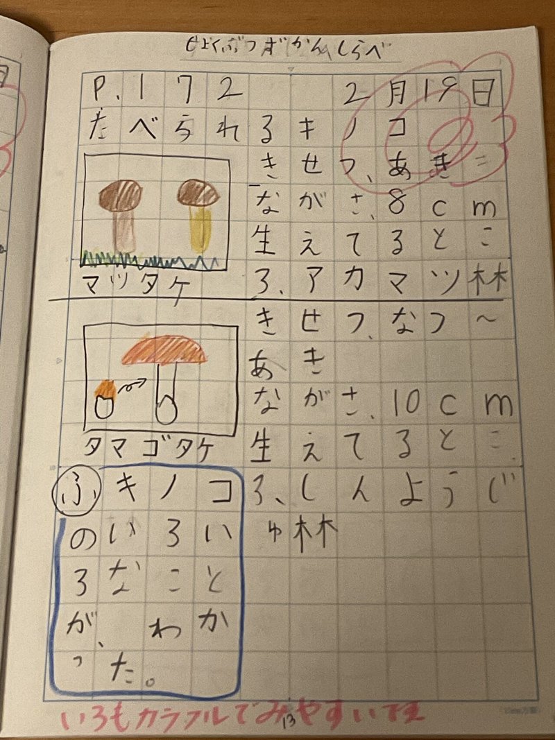 ゆりゆりの今までの自学ノート紹介 ゆりゆり 小学四年生 Note