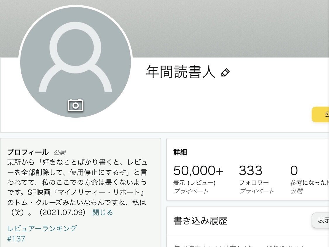 報告】 ついに「Amazonカスタマーレビュー」を全削除され、投稿