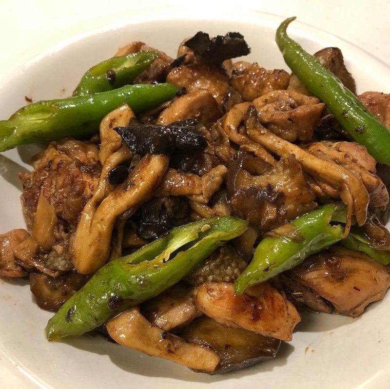 きのこたっぷり 鶏肉のバルサミコ酢炒め ゆのきりょうこ きのこたっぷり 鶏肉のバルサミコ酢炒め ゆのきりょうこ