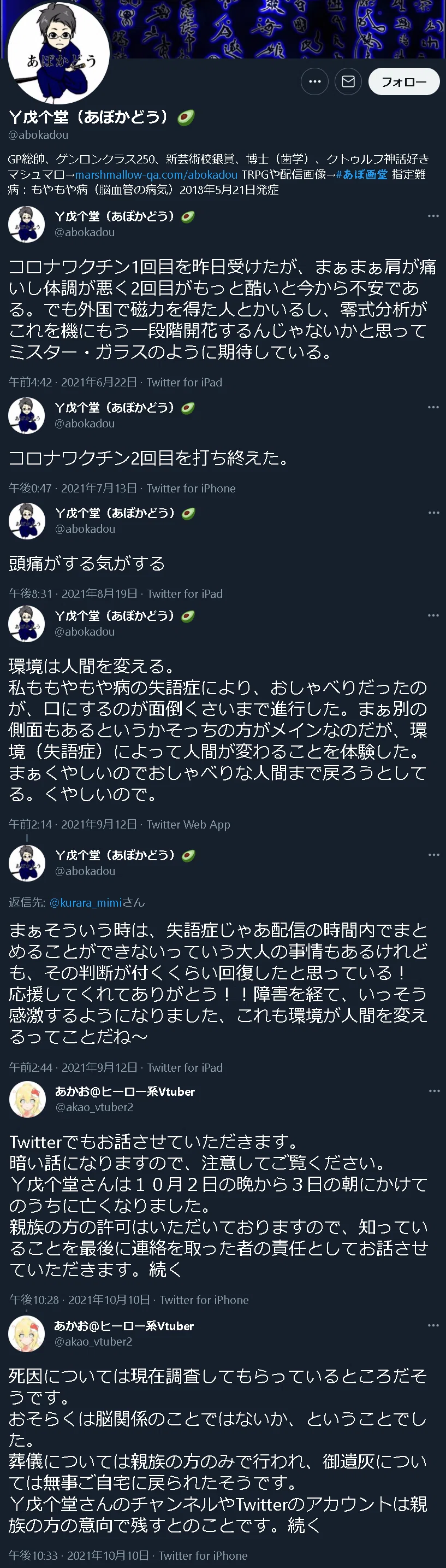 あぼかどうさん