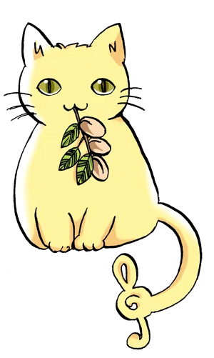 金の黒猫