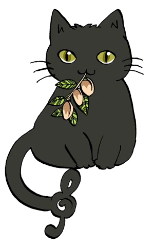 本物の黒猫
