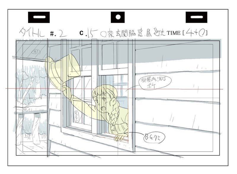 レイアウト 黒枠と安全フレーム 益山亮司 商業アニメ演出 Note