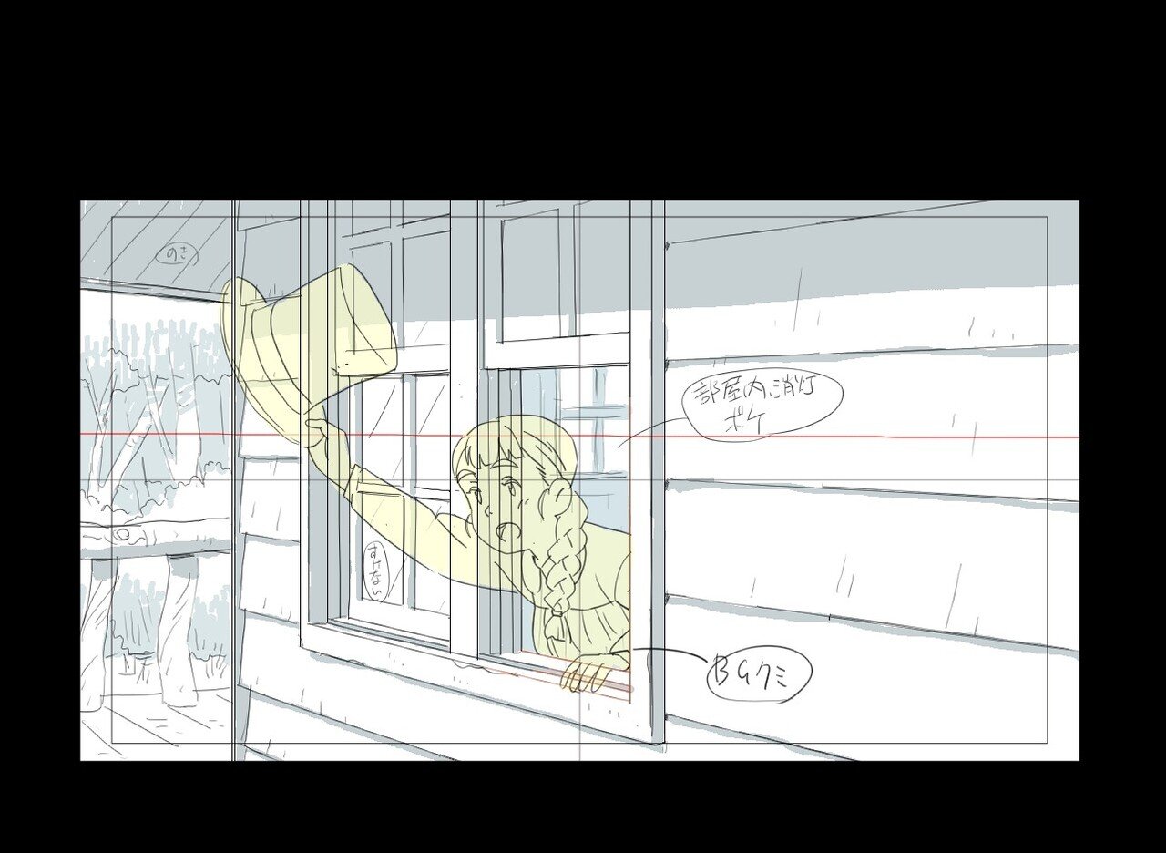 レイアウト 黒枠と安全フレーム 益山亮司 商業アニメ演出 Note レイアウト 黒枠と安全フレーム 益山亮司 商業アニメ演出 Note